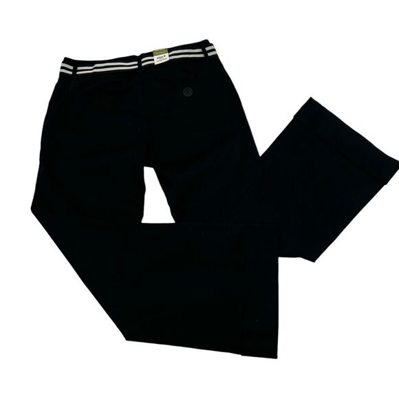 Old Navy Low Rise Wide Leg Cuffed Stretch Pants with belt Y2K 2005 NWT - Picture 7 of 15